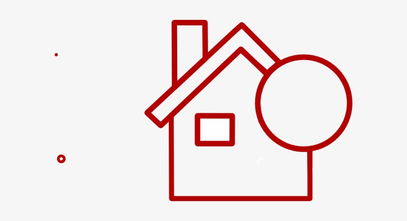 Red House Square Transparent Clip Art - House Clipart Transparent, transparent png #2814675