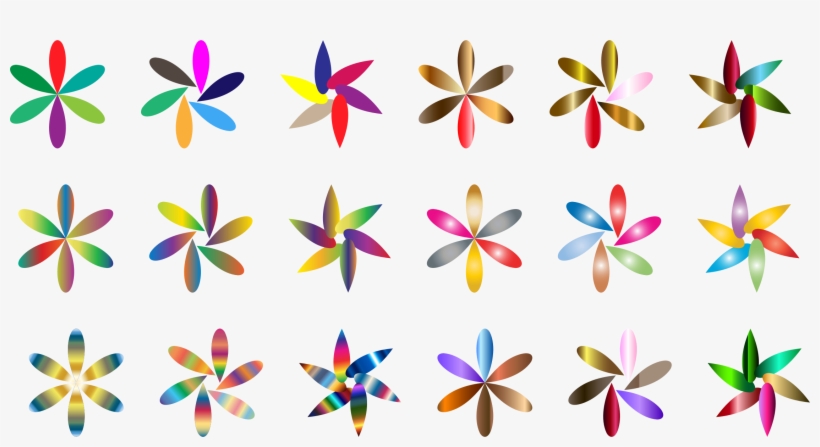 This Free Icons Png Design Of Simple Colorful Flowers, transparent png #2814866