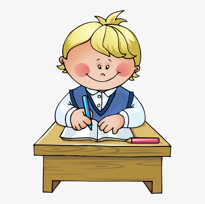Free Education Clipart - Kid In School Clipart, transparent png #2815220