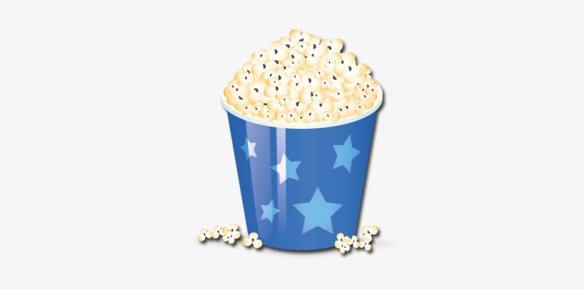 Popcorn Png - Blue Popcorn Png, transparent png #2815654