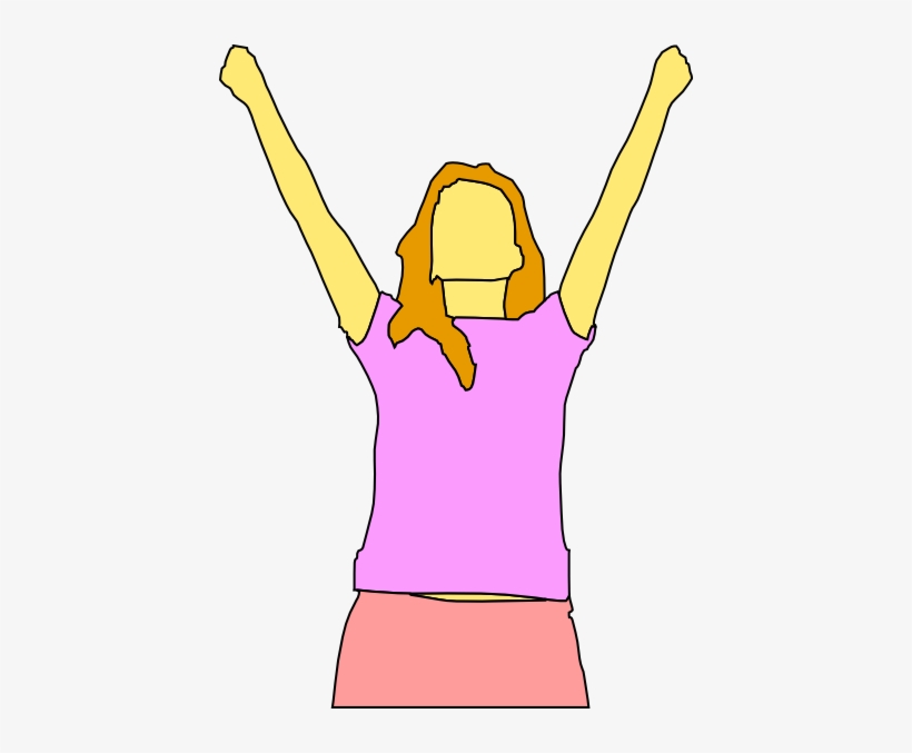 Raising Hand Clipart Free Clip Art Images Qporvi Clipart - Person Raising Hands Clipart, transparent png #2816324