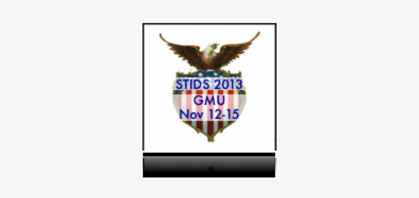 Wednesday, May 16, 2012 - Vintage Patriotic Eagle And Square Sticker 3" X 3", transparent png #2817419