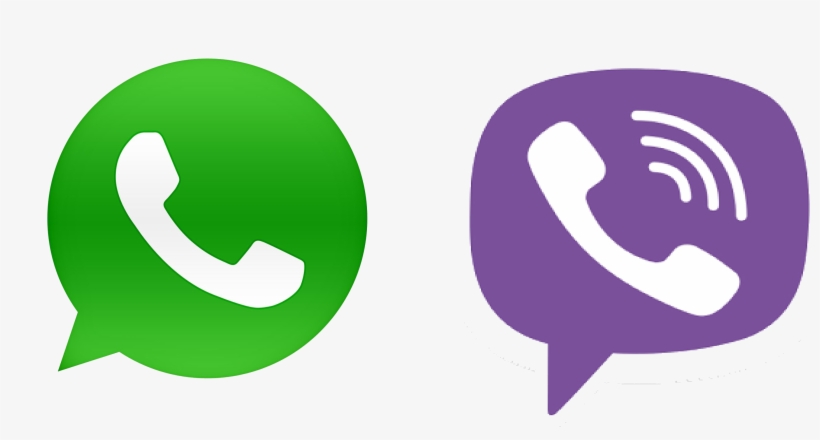 Whats App Viber Whatsapp And Call Logo Free Transparent Png Download Pngkey