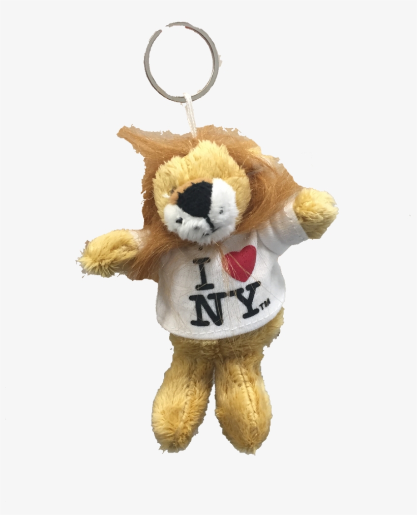 Love Ny Lion Plush Key Chain, transparent png #2819096