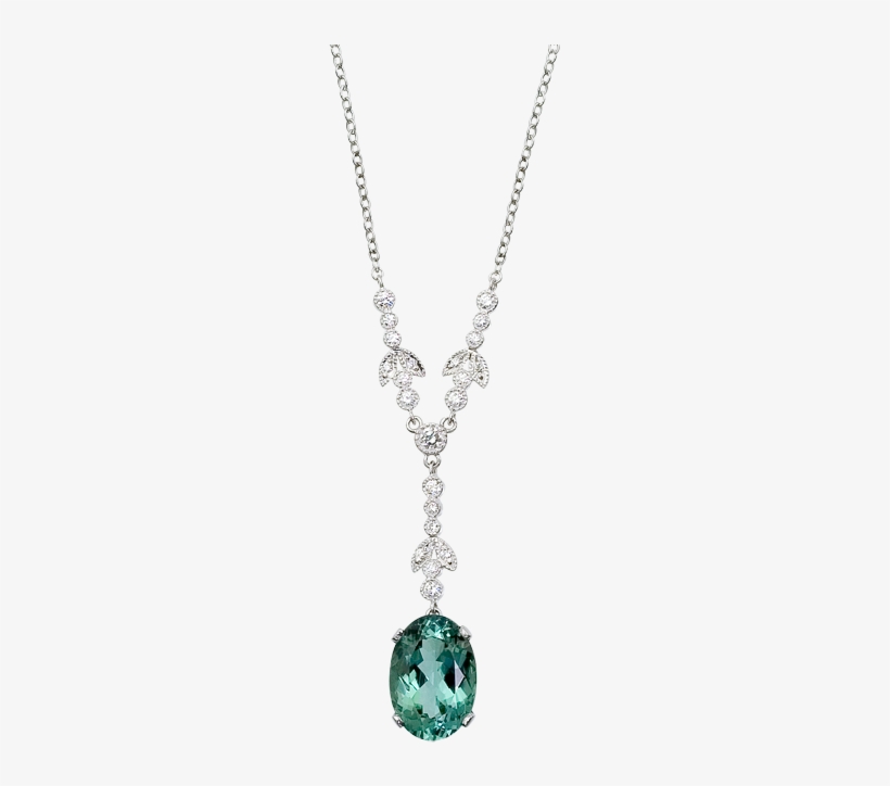 Source - Www - Fusarojewelry - Com - Report - Gold - Tourmaline Necklace, transparent png #2819129
