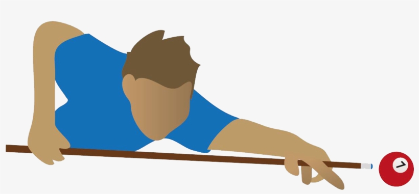 There Are Many Ways To Hold A Pool Cue, Very Similar - Hold A Pool Stick, transparent png #2819398