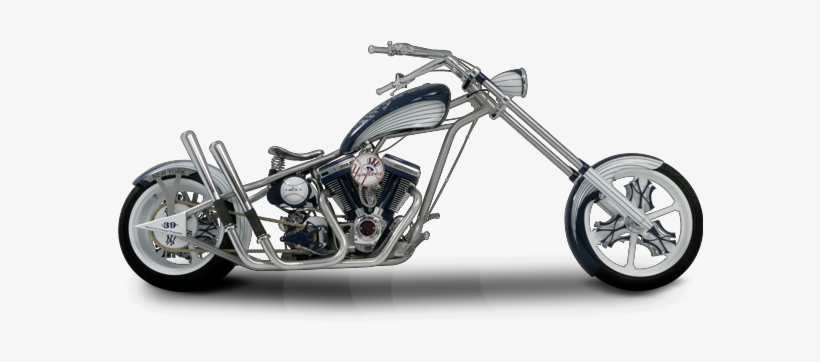 This Bike Was Made For The Entire Baseball Team - Orange County Choppers Yankee Bike, transparent png #2820838