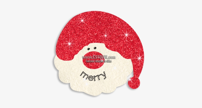 Cool Kid In Christmas Hat Iron On Glitter Rhinestone - Illustration, transparent png #2820884