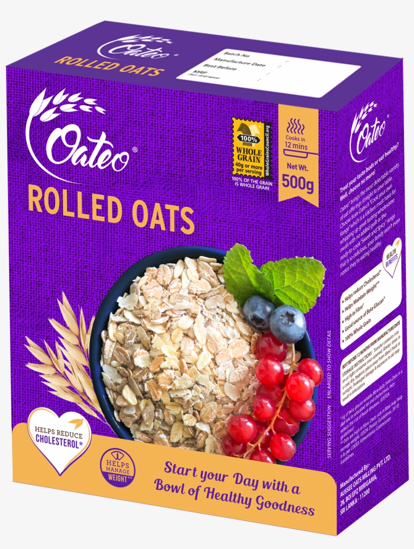 Rolled Oats Sri Lanka, transparent png #2820910
