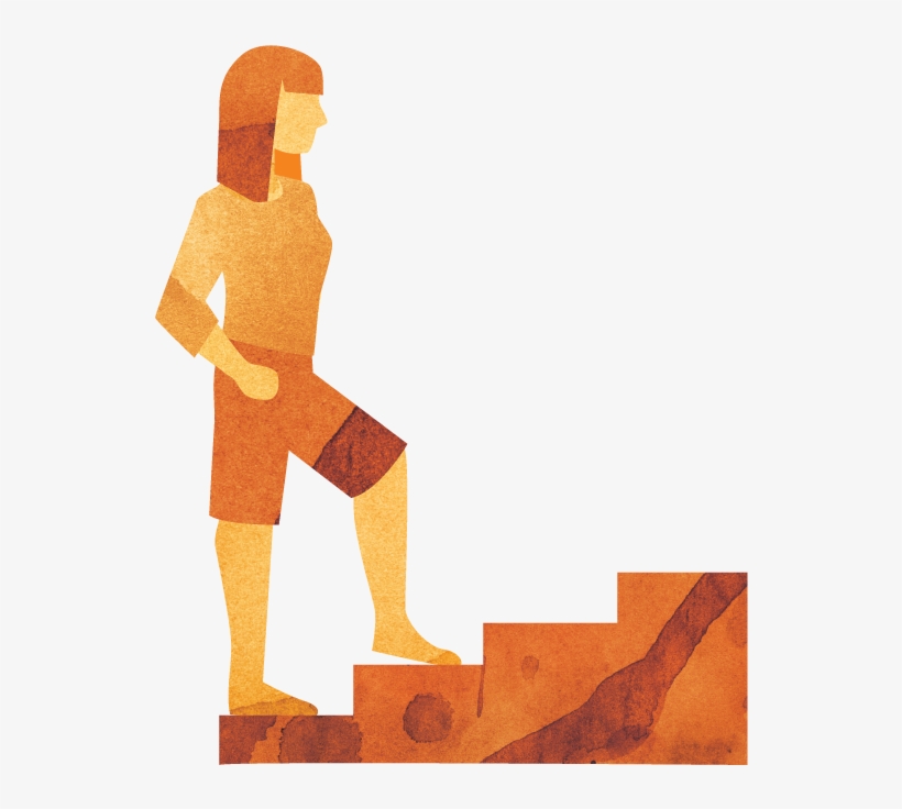Take The Stairs Instead Of The Elevator - Illustration, transparent png #2820974