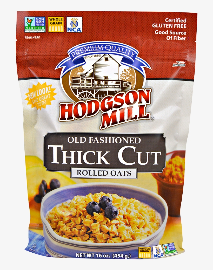 Gluten Free Thick Cut Rolled Oats - Hodgson Mill Flour, Rye - 5 Lb Bag, transparent png #2821003