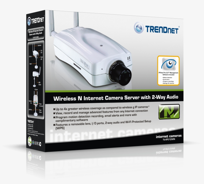 43 Am 1451145 Image Teg 10gectx V1 - Proview Wireless N Network Camera, transparent png #2821097