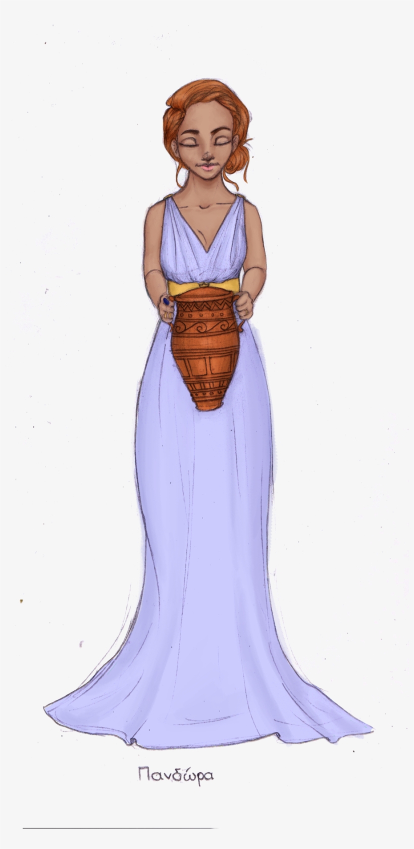 Pandora By Jadeariel - Pandora Greek Goddess Cartoon, transparent png #2821836