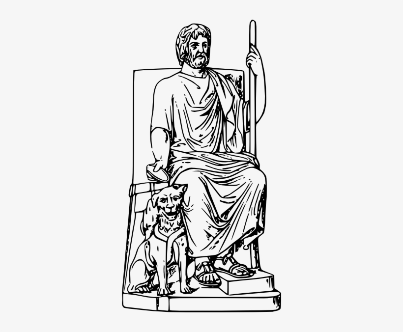 Drawing Greek Mythology 64 - Hades Greek God Transparent, transparent png #2822084