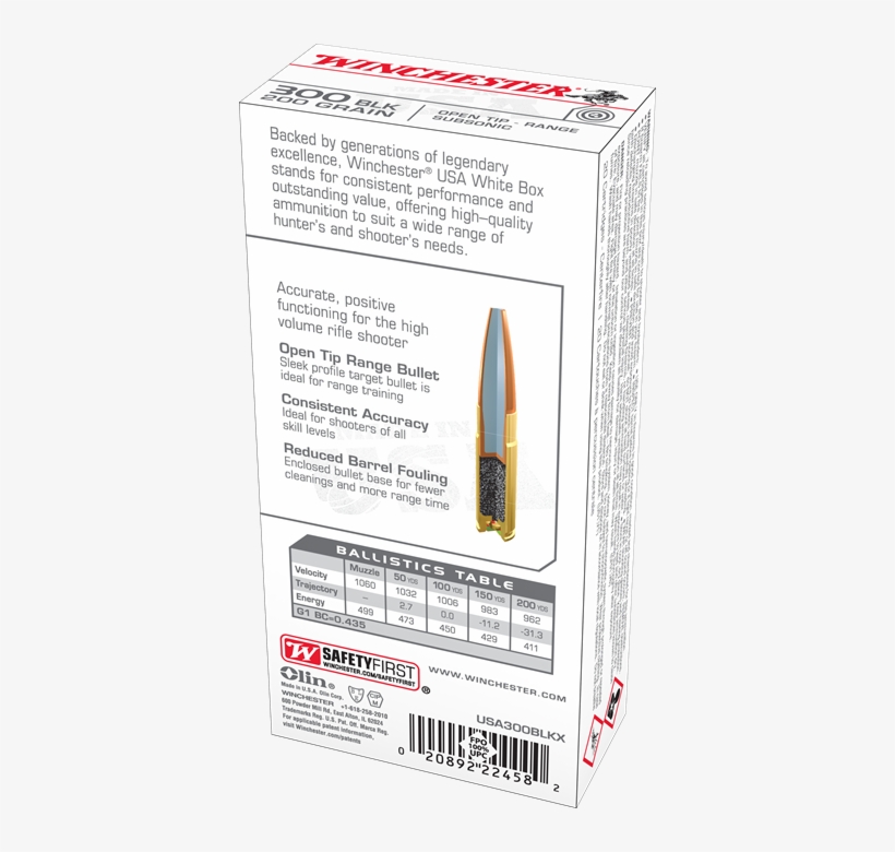 Usa300blkx Box Image - Bullet, transparent png #2822178