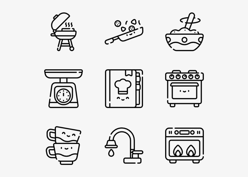 Kitchen Utensils - Transparent Background Travel Icons, transparent png #2822341