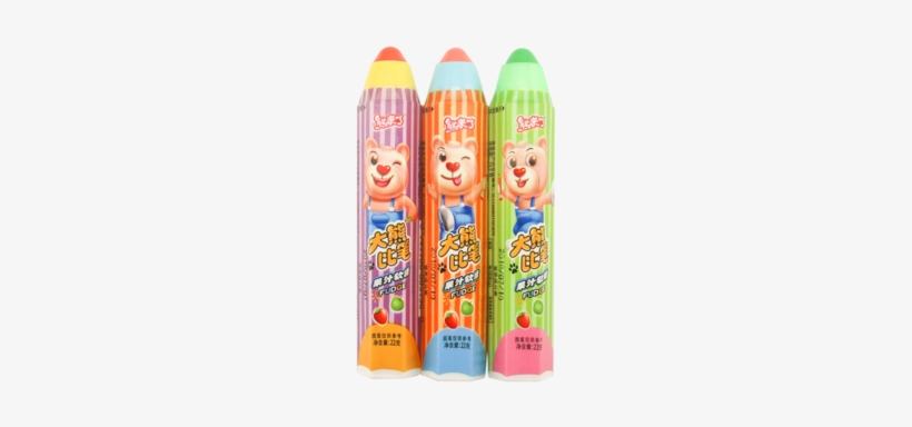 Crispy Sweet Coated Soft Chewy Candy In Crayon Box - Toy Craft Kit, transparent png #2822389