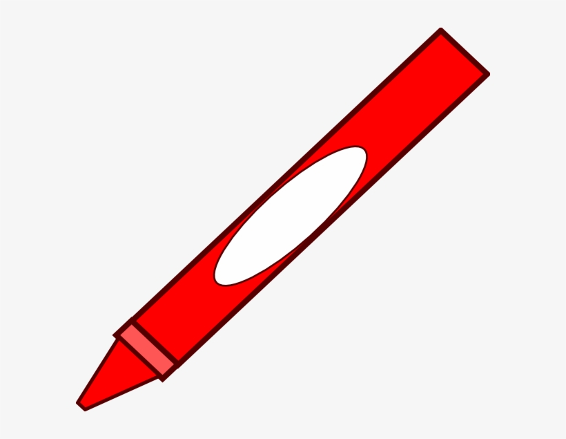 Best Related Of Red Crayon Clipart - Red Crayon Clipart, transparent png #2822521