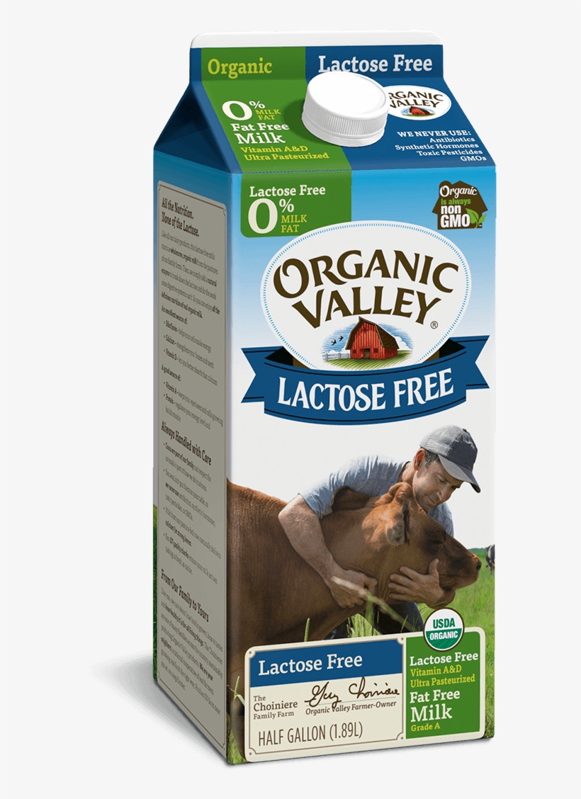 Organic Valley Milk - Organic Valley Lactose Free Whole Milk, transparent png #2822697