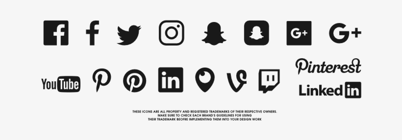 Social Media Icons Png Transparent Download - Ultimate Guide To Marketing Your Business, transparent png #2823044