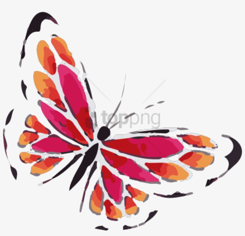 Flying Butterfly Png - Butterflies Tattoo No Background, transparent png #2823091