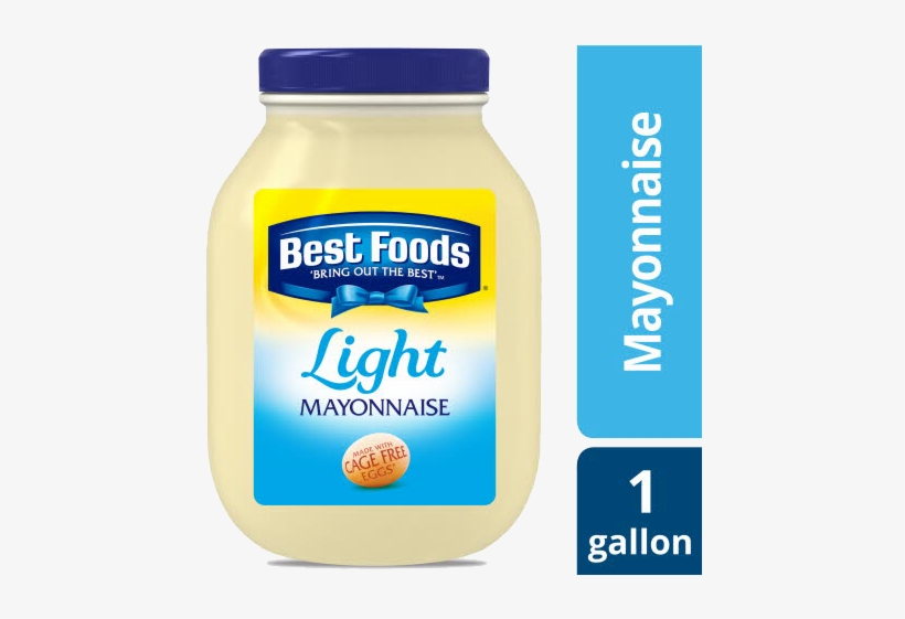 Best Foods® Mayonnaise Gallon Light 1 Gallon, Pack - Best Foods Best Food Mayonnaise Dressing With Olive, transparent png #2823130