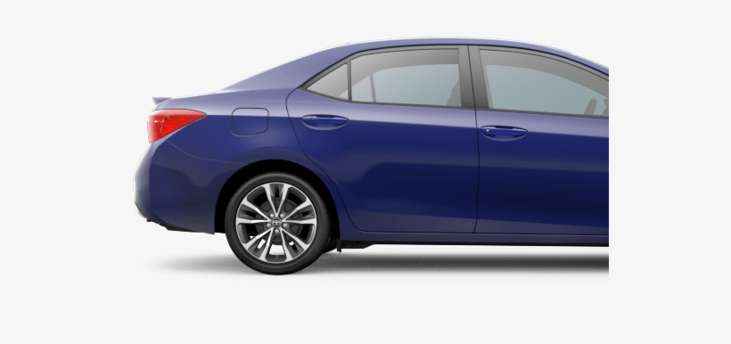 Blue Toyota - Blue Toyota Corolla Side View, transparent png #2823472