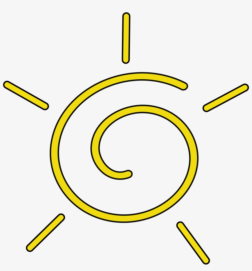 Solid Sun Clip Art Black And White Download Techflourish - Sun Clip Art, transparent png #2823497