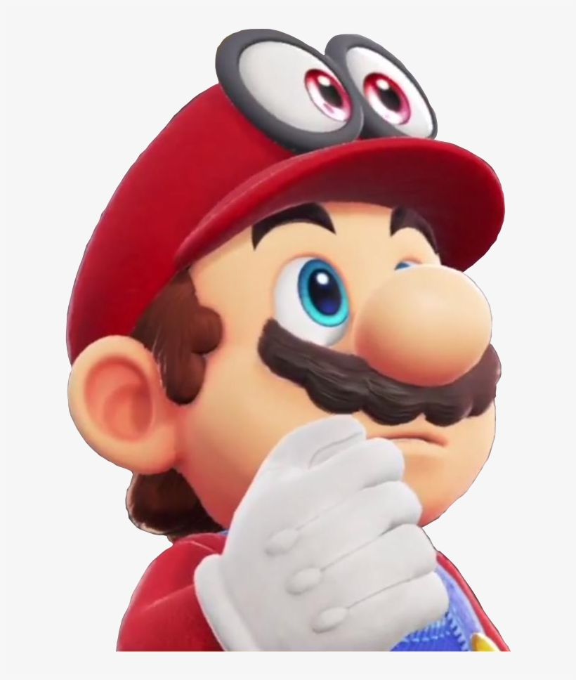 I Made A Transparent Image Of Mario Thinking For Your - Super Mario Odyssey Bowser's Kingdom Power Moons, transparent png #2823811