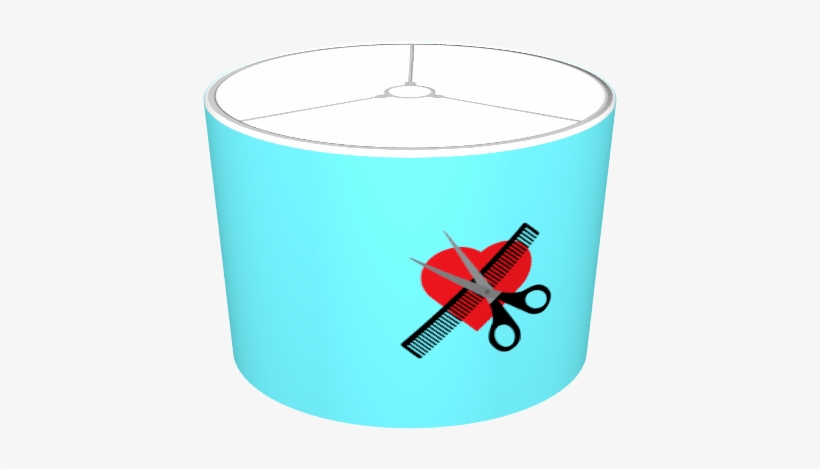 Scissors & Comb & Heart - Circle, transparent png #2823878