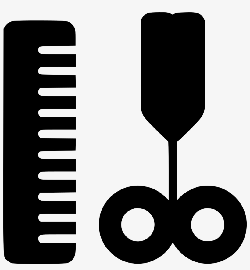 Scissors And Comb - Hair, transparent png #2823907