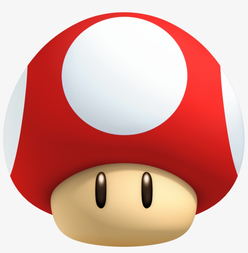 Mushroom Clipart Super Mario - New Super Mario Bros U Mushroom, transparent png #2824022