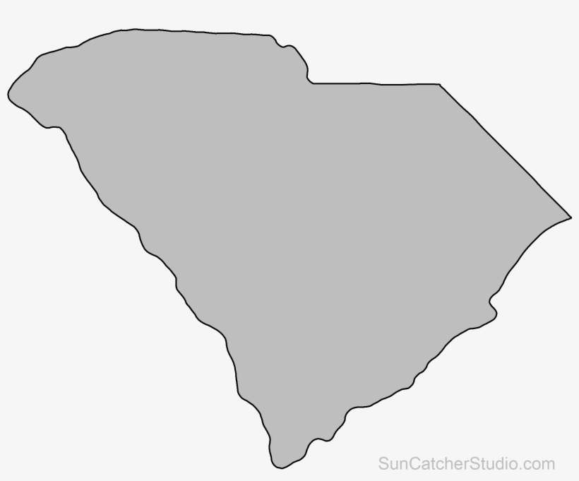 South Carolina Outline Pattern 2,000×1,624 Pixels - South Carolina State Outline, transparent png #2824288