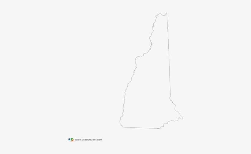 New Hampshire Map Clipart Png, transparent png #2824363