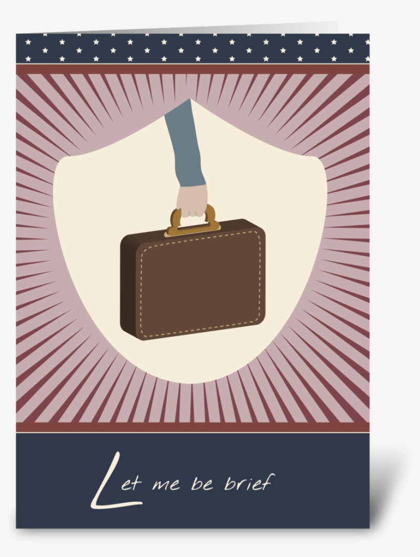 Happy Labor Day Greeting Card - Briefcase - Happy Labor Day Card, transparent png #2824813