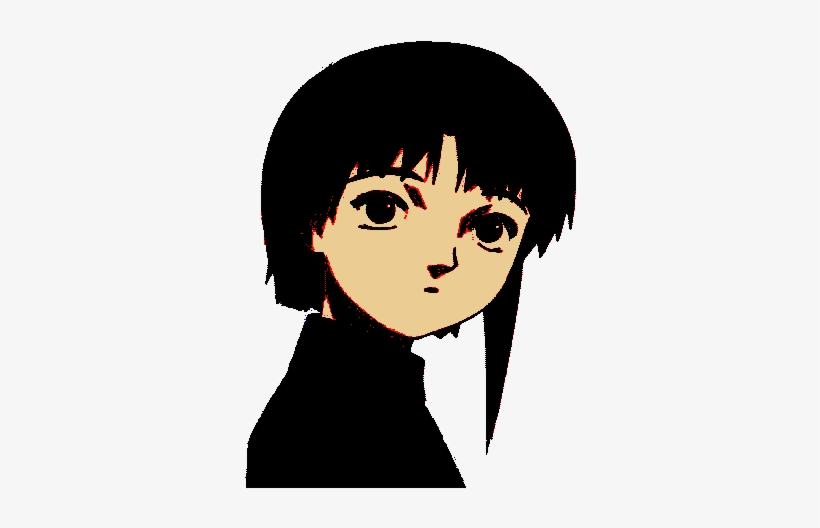 Kb, 435x456, Lain ) - Seria Experiments Lain Aesthetic, transparent png #2825124