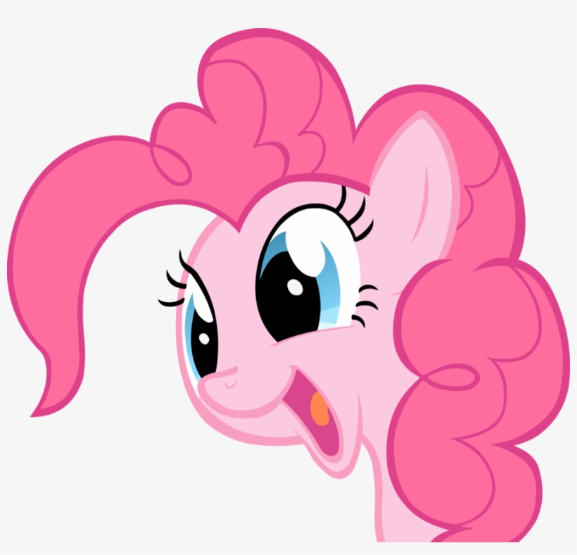 Pinkie Pie Portrait Were You Surprised - Pinkie Pie Cute Face, transparent png #2825145