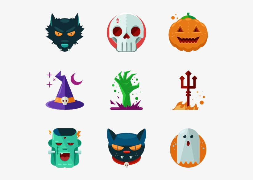 Halloween Vector Art Pack - Halloween Icon Png, transparent png #2825479