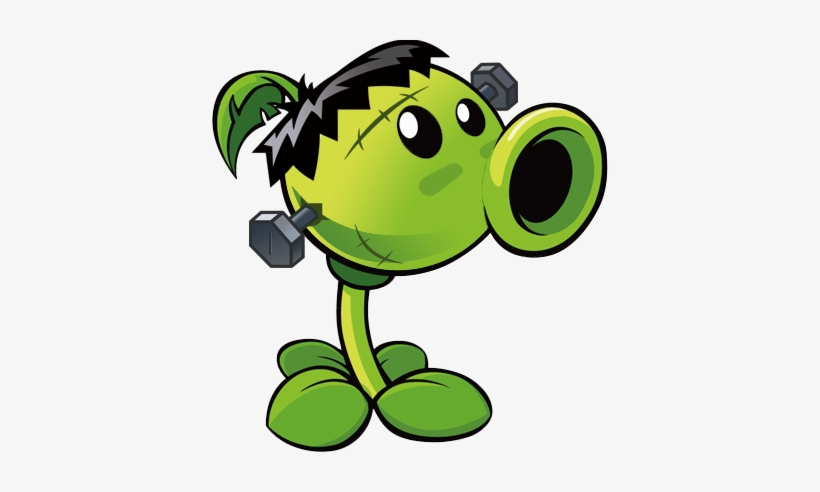 Peashooter Pvz2-halloween - Plants Vs Zombies Peashooter, transparent png #2825605
