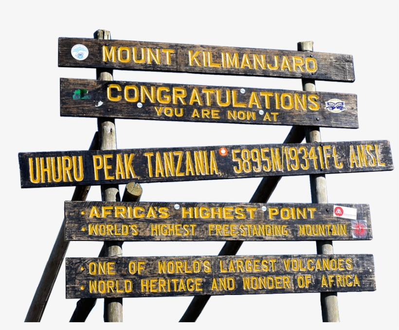 Summit Mount Kilimanjaro - Mount Kilimanjaro, transparent png #2825886