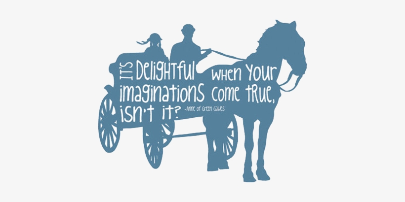 The Anne Of Green Gables Print Is Available Through - Wandsticker Vintage Carriage Kult Kanvas Farbe: Braun,, transparent png #2825904