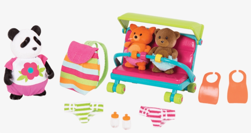 Baby Sittertm Set - Li'l Woodzeez Babysitter Mini Playset With Liv Skyhopper, transparent png #2825931