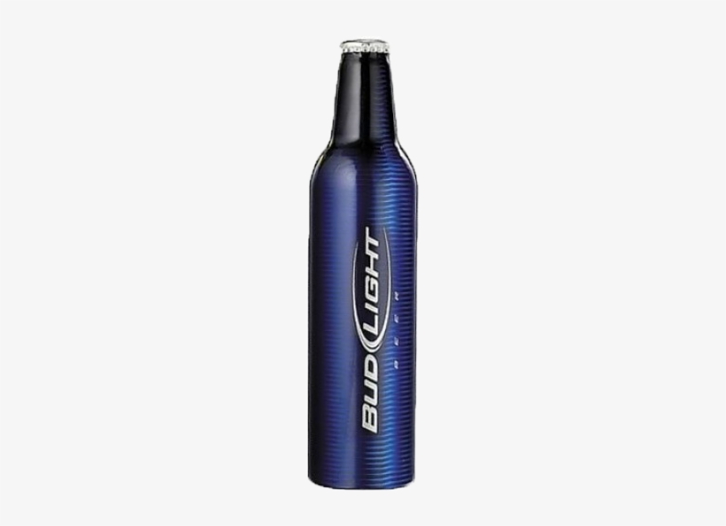 156 Beers Domestic Beers Bud Light - Bud Light Aluminum Bottles, transparent png #2826031