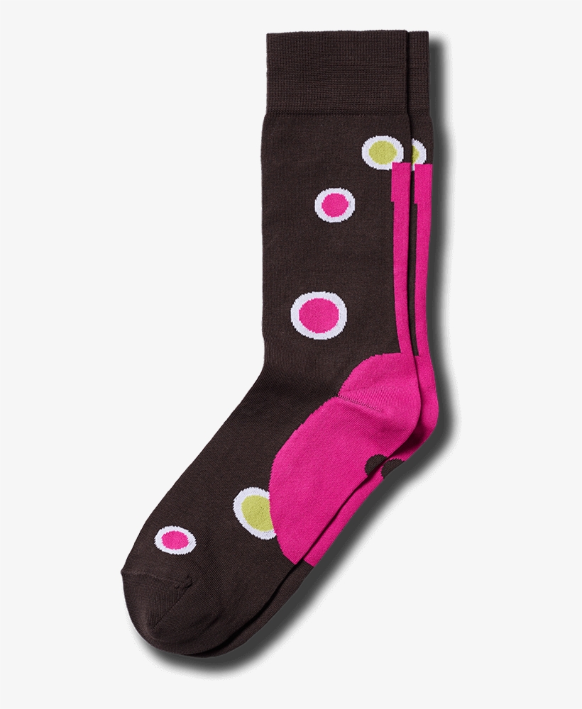 Gentle Bubbles On A Brown Background - Blacksocks Funky Nineteen: Gentle Bubbles Against A, transparent png #2826781