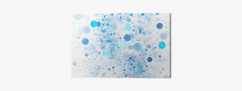 Abstract Blue Bubbles Background Canvas Print • Pixers® - Abstract Bubbles Background Blue, transparent png #2826819
