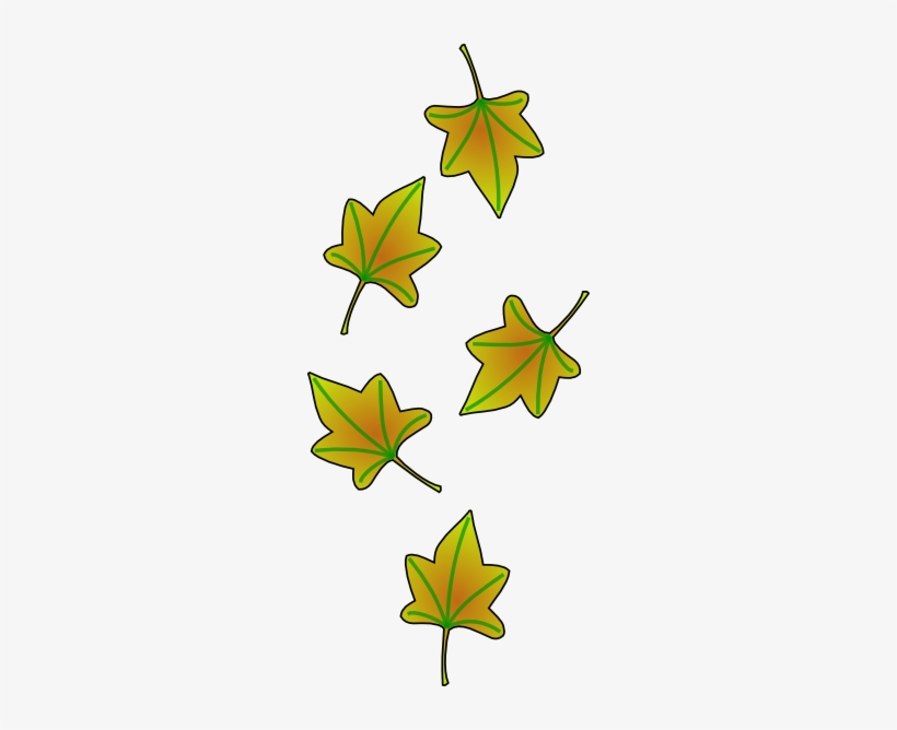 Leaves Falling Clip Art - Clip Art Leaves Falling, transparent png #2826999