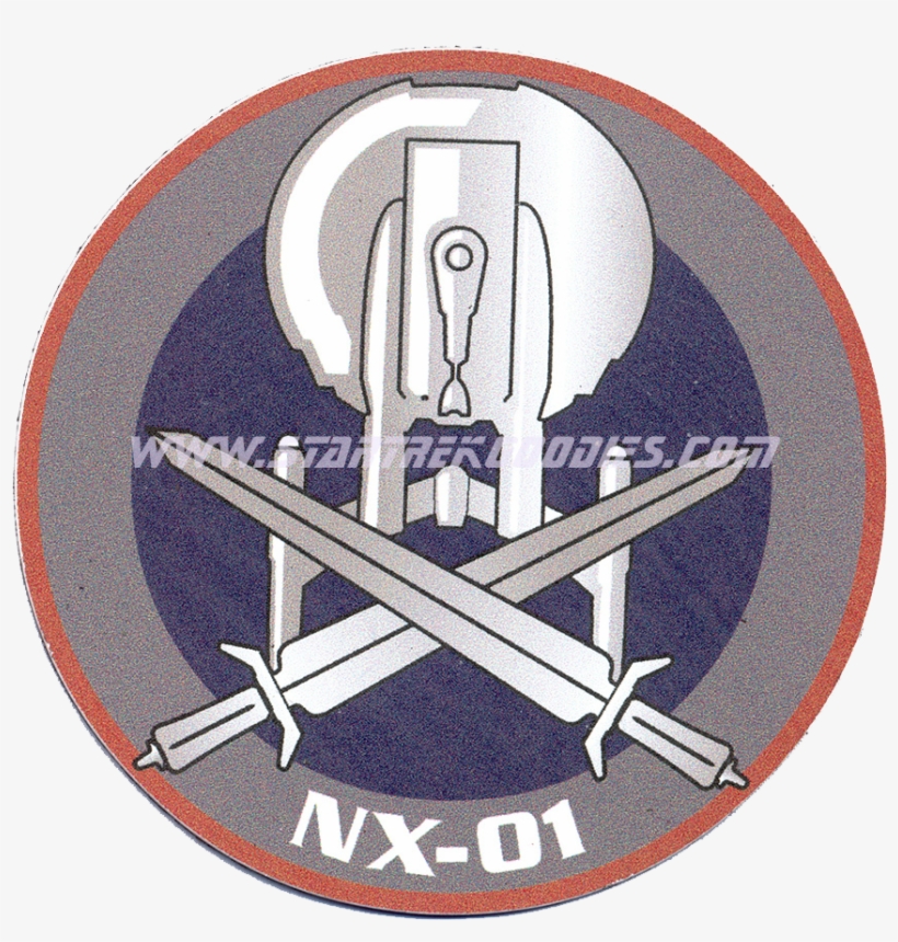 This Unique Star Trek - Star Trek Enterprise Mission Patch Round Ornament, transparent png #2827038