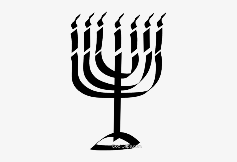 Menorah Royalty Free Vector Clip Art Illustration, transparent png #2827078