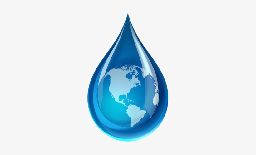 Water Drop Earth Png - Water Drop With Earth, transparent png #2827771