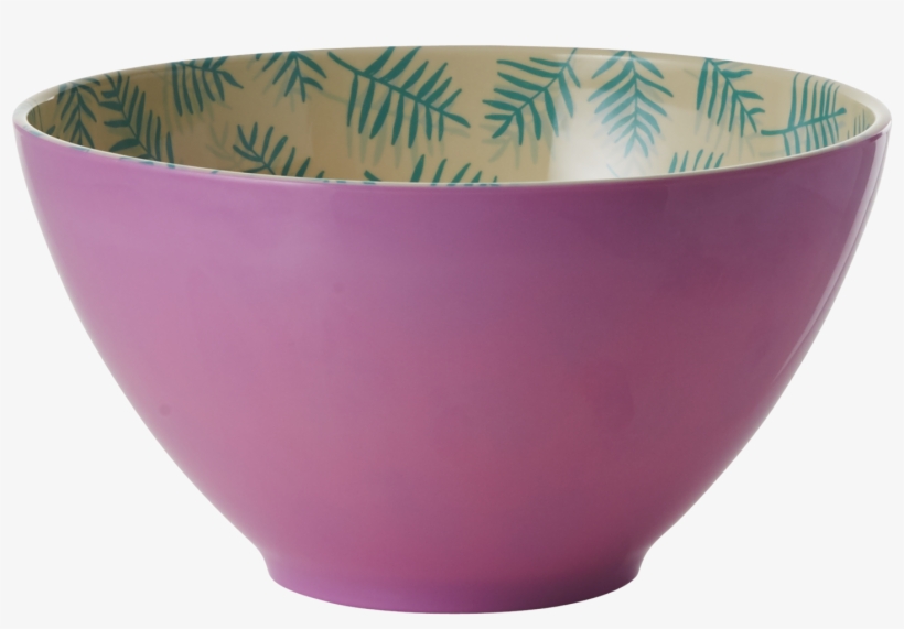 Rice Two Tone Melamine Palm Leaves Salad Bowl, transparent png #2828419